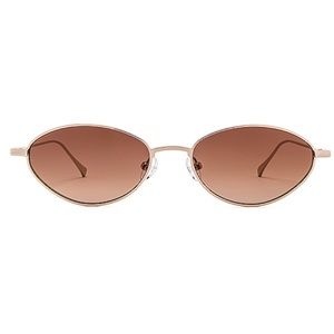 SMALL GOLD SUNGLASSES REVOLVE
